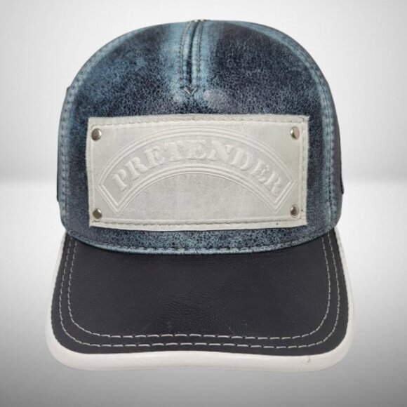 PRETENDER UK ALLSEASON 100% LEATHER CAP / HAT - Size XL - Picture 2 of 8